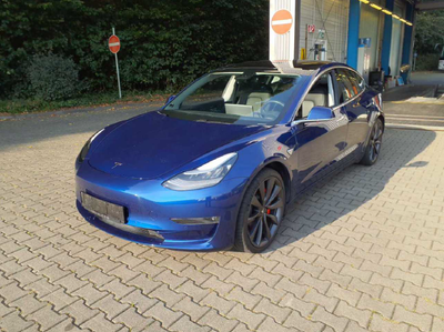 Tesla Model 3  Performance AWD El 4x4 4x4 aut. Automatgear modelår 2020 km 30500 Blåmetal nysynet kl