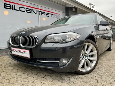 BMW 520i 2,0 Touring aut. Benzin aut. Automatgear modelår 2013 km 89000 Koksmetal ABS airbag servost