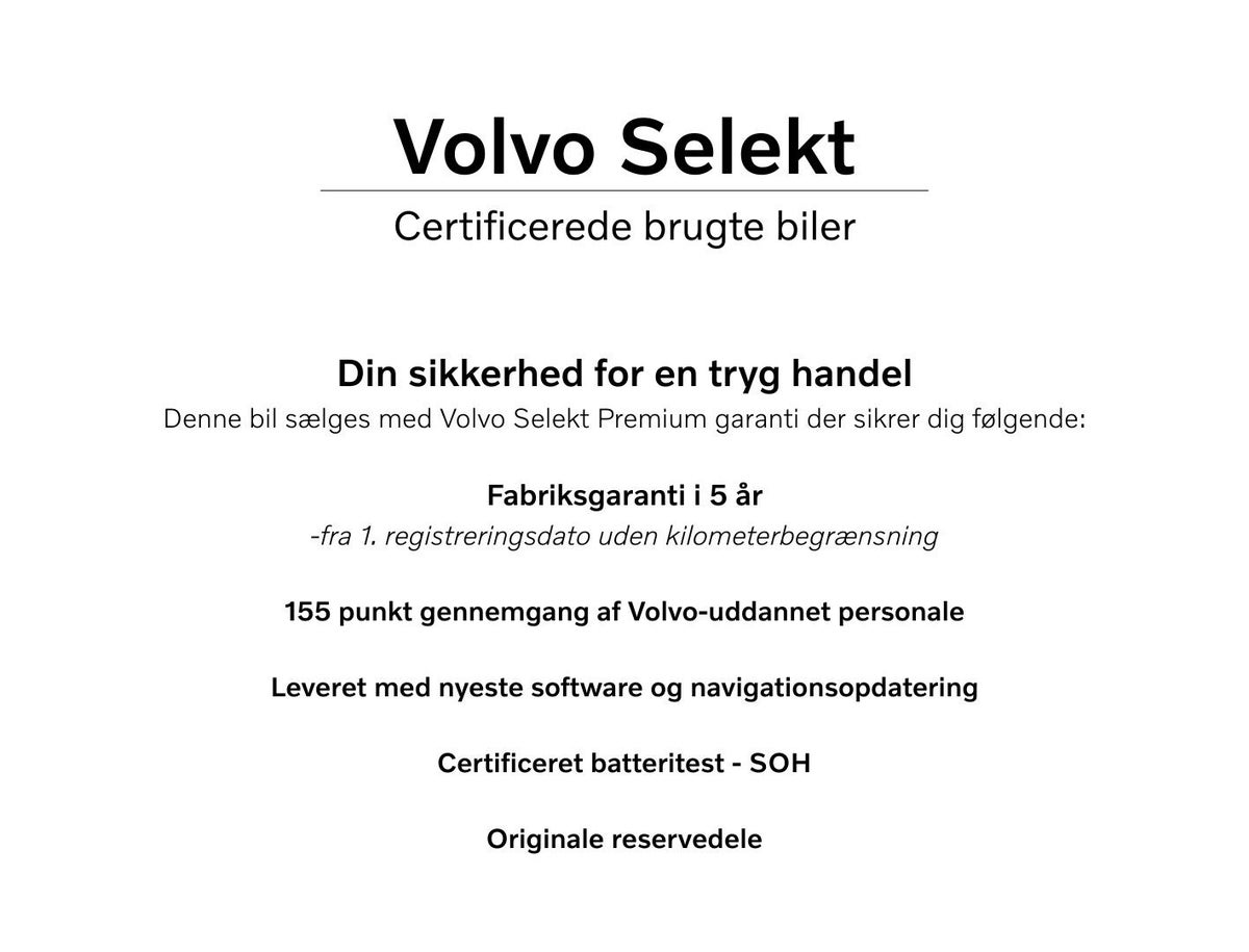 Volvo EC40 Extended Range Black Edition billede 3