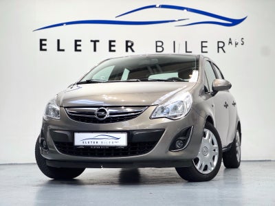 Opel Corsa 1,4 16V Cosmo Benzin modelår 2012 km 168000 Champagnemetal nysynet ABS airbag centrallås 