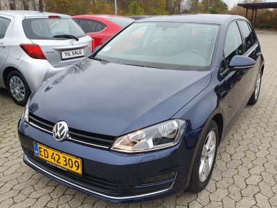 VW Golf VII 1,4 TSi 122 Highline DSG BMT Van Benzin aut. Automatgear modelår 2015 Mørkblåmetal km 59