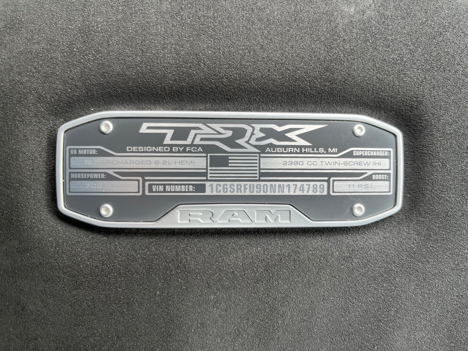 Billede af Dodge RAM 1500 6,2 TRX Supercharged aut.