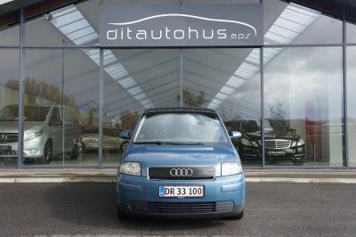 Audi A2 1,4 TDi Diesel modelår 2002 km 264000 Blåmetal nysynet klimaanlæg ABS airbag startspærre ser