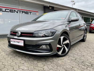 VW Polo 2,0 GTi DSG Benzin aut. Automatgear modelår 2020 km 46000 Koksmetal ABS airbag startspærre s