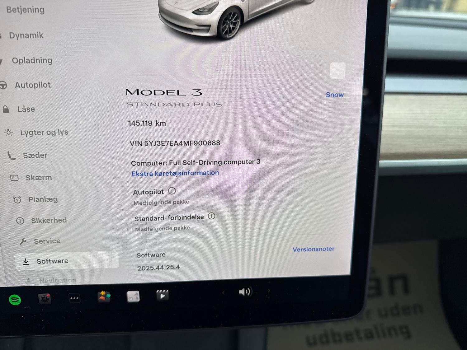 Billede af Tesla Model 3 Standard Range+ RWD
