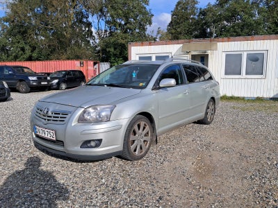 Toyota Avensis 2,0 D-4D Sol stc. Diesel modelår 2007 km 458000 Sølvmetal træk ABS airbag centrallås 