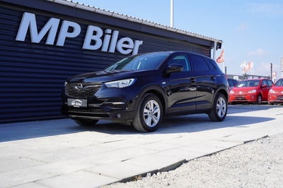 Opel Grandland X 1,2 T 130 Impress Benzin modelår 2019 km 70000 Sort nysynet klimaanlæg ABS airbag c