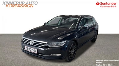 VW Passat 2,0 TDi 150 Comfortline DSG Diesel aut. Automatgear modelår 2016 km 238000 Sortmetal træk 