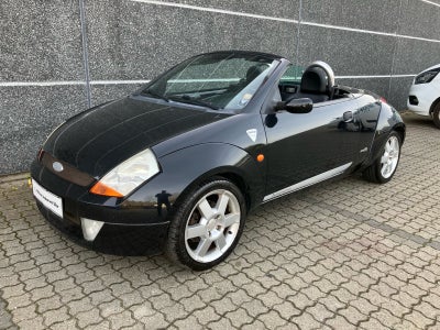 Ford Ka 1,6 StreetKa Benzin modelår 2004 km 153000 Sort nysynet ABS airbag startspærre servostyring,