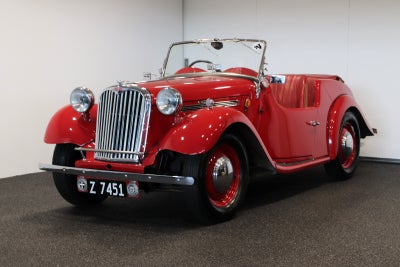 Singer Nine  Roadster Benzin modelår 1951 km 0 Rød, Singer Nine Roadster er en lille charmerende cab