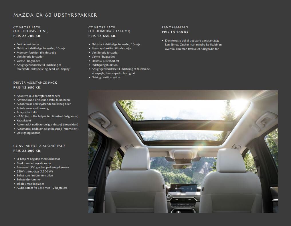 Mazda CX-60 PHEV Takumi Comfort aut. AWD billede 3