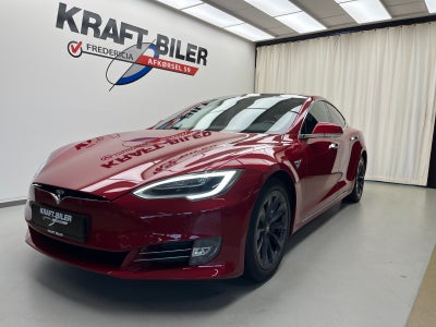 Tesla Model S  75 El aut. Automatgear modelår 2018 km 136000 Rødmetal klimaanlæg ABS airbag servosty