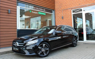 Mercedes C220 d 2,0 Avantgarde stc. aut. Diesel aut. Automatgear modelår 2020 km 171000 Sort træk kl