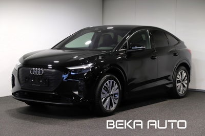 Audi Q4 e-tron 45 Ultra Sportback El aut. Automatgear modelår 2024 km 8000 Sortmetal træk ABS airbag