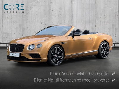 Bentley Continental GTC 4,0 V8 S aut. 2d