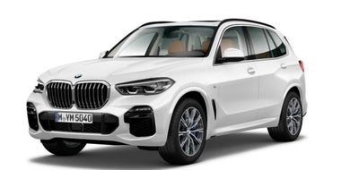 BMW X5 3,0 xDrive40i M-Sport aut. Benzin 4x4 4x4 aut. Automatgear modelår 2019 km 96000 Hvid nysynet