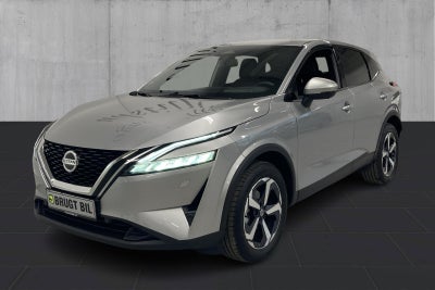Nissan Qashqai 1,3 mHEV Tekna Benzin modelår 2021 km 4000 Sølvmetal klimaanlæg ABS airbag startspærr