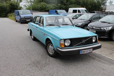 Volvo 244 2,2 aut. Benzin aut. Automatgear modelår 1974 km 80000 Lysblå, Unik fi volvo 244 med autom