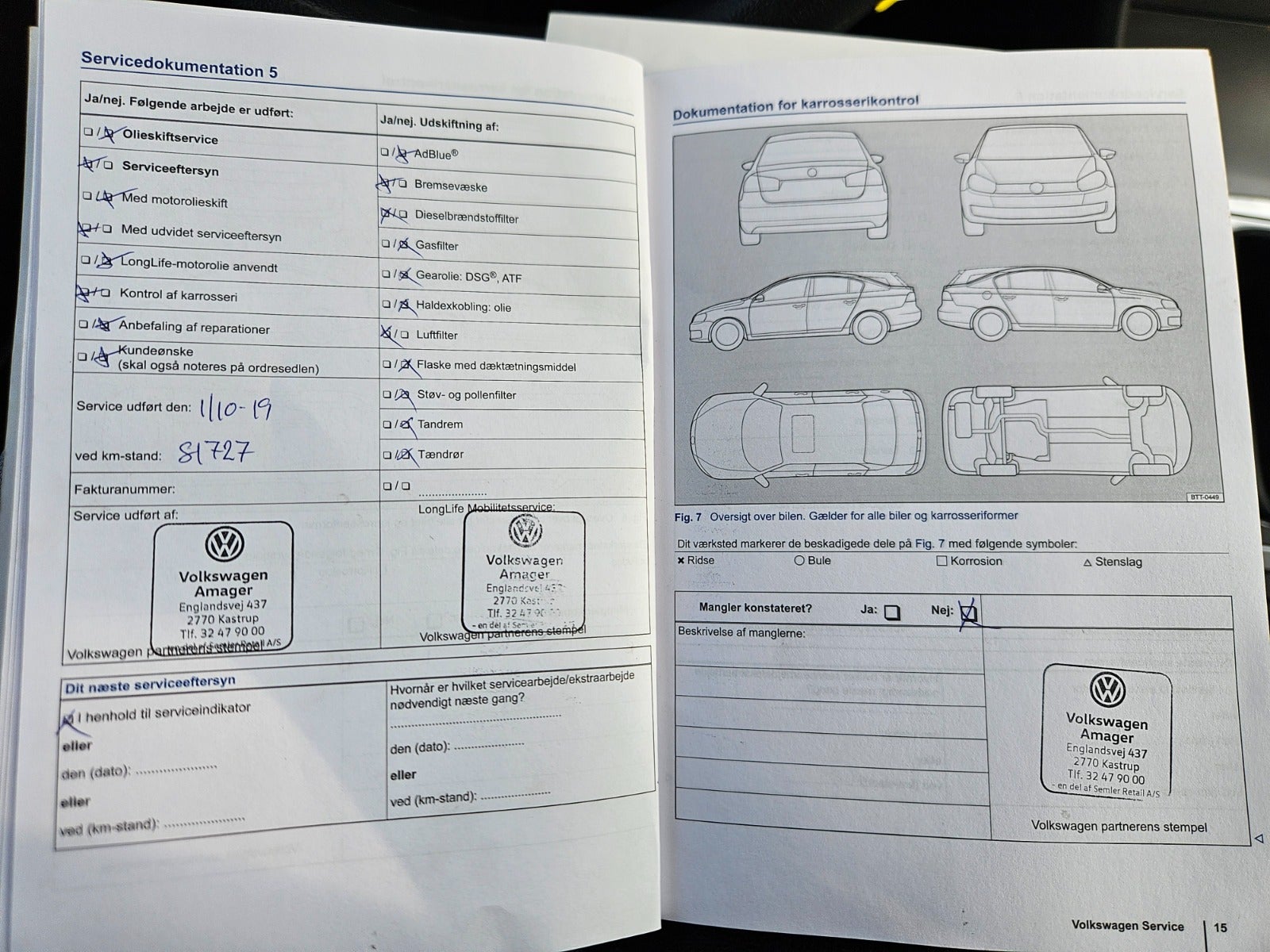 Billede af VW Golf VII 1,6 TDi 110 BlueMotion
