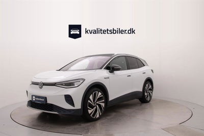 VW ID.4  Pro Performance 1ST Max El aut. Automatgear modelår 2021 km 80000 Hvidmetal træk nysynet kl