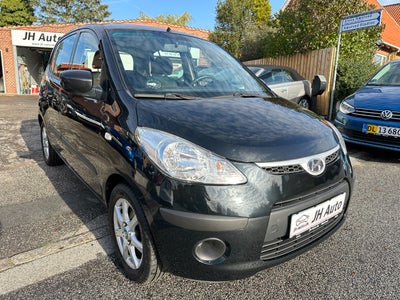 Hyundai i10 1,25 Comfort Benzin modelår 2010 km 157000 Sort ABS airbag startspærre servostyring, Nys