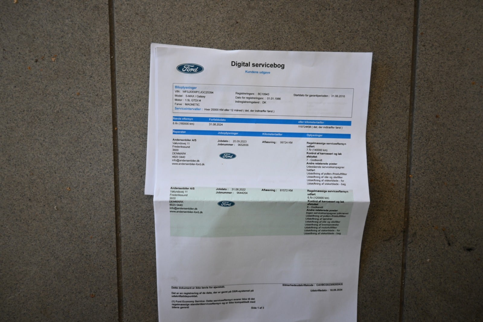 Ford S-MAX SCTi 160 Titanium 7prs