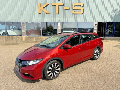 Honda Civic 1,6 i-DTEC Sport Tourer Diesel modelår 2014 km 299000 ABS airbag servostyring, Hos KT-S 