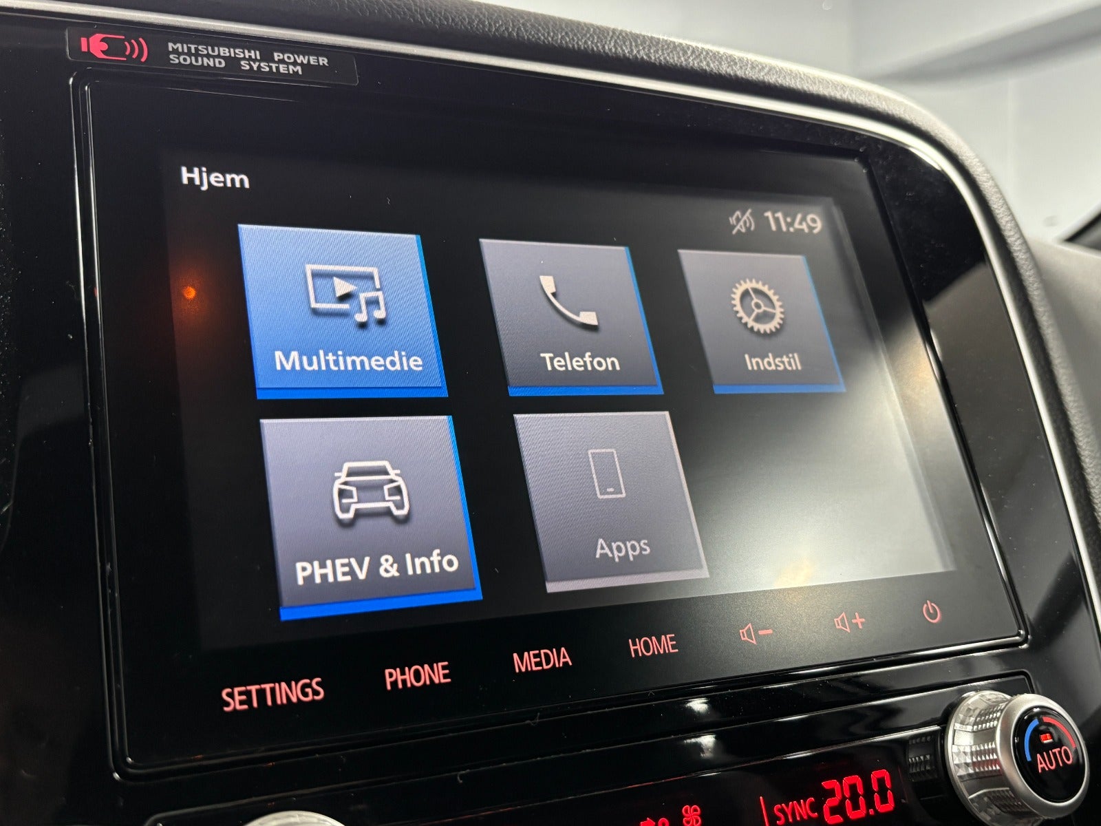 Billede af Mitsubishi Outlander 2,4 PHEV Instyle CVT 4WD