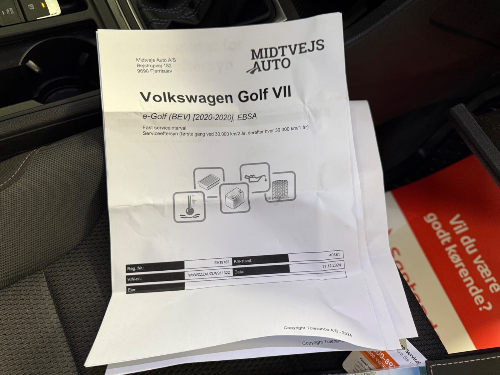 Billede af VW e-Golf VII Comfortline