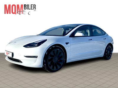 Tesla Model 3  Performance AWD El 4x4 4x4 aut. Automatgear modelår 2023 km 10000 Hvidmetal nysynet k