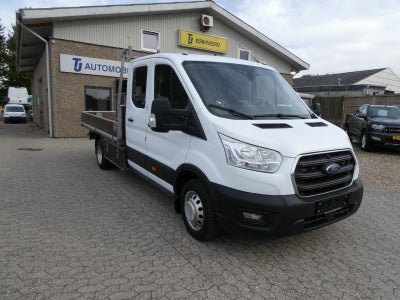 Ford Transit 470 L4 Chassis TDCi 170 Mandskabsvogn m/lad RWD