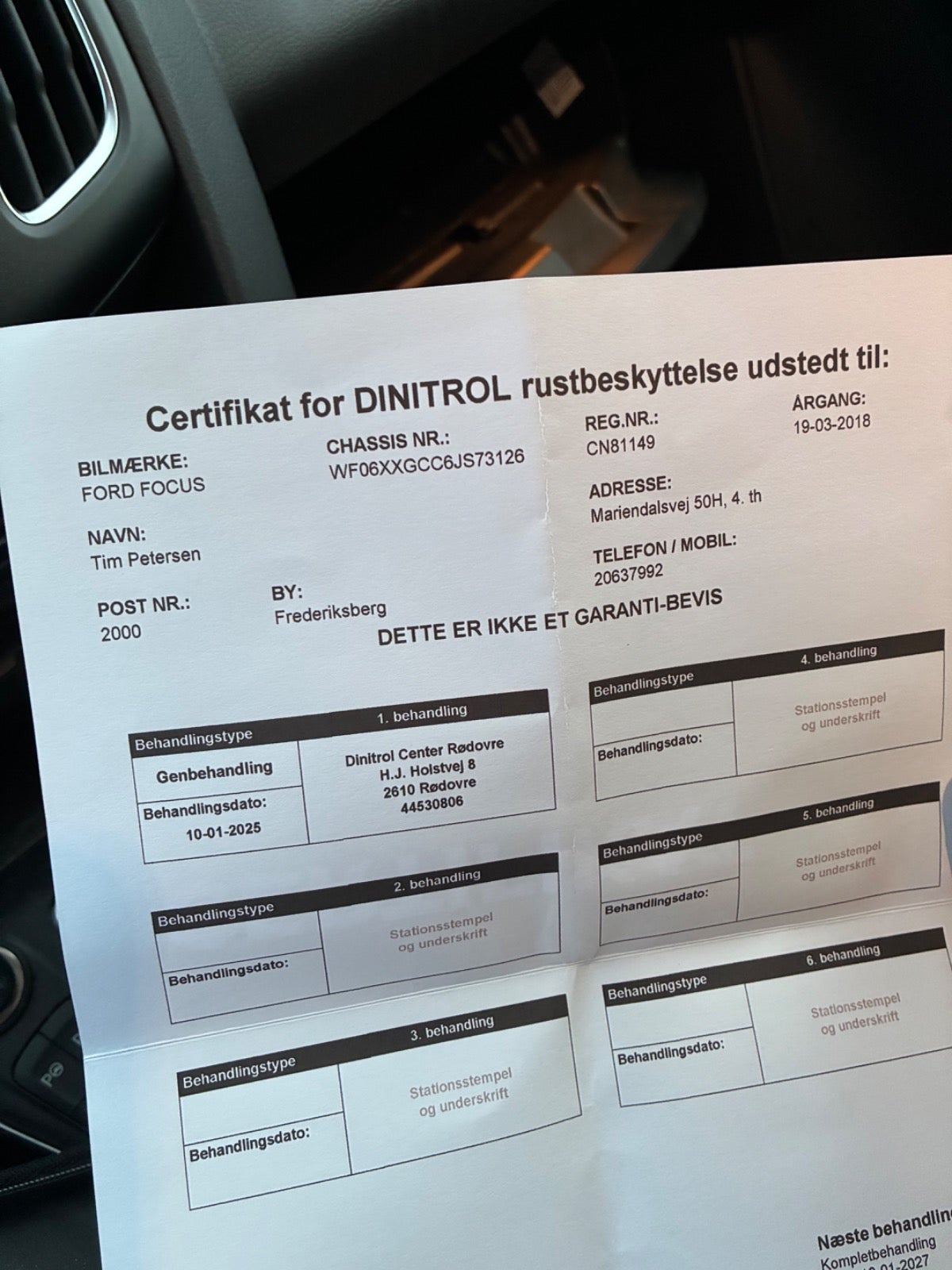 Billede af Ford Focus 1,0 EcoBoost Titanium stc.