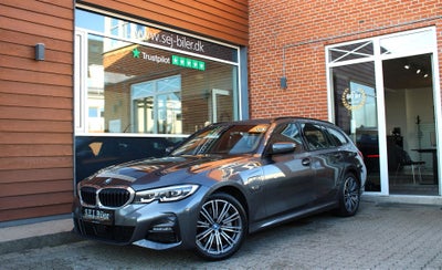 BMW 330e 2,0 Touring M-Sport aut. Benzin aut. Automatgear modelår 2022 km 45000 Gråmetal klimaanlæg 