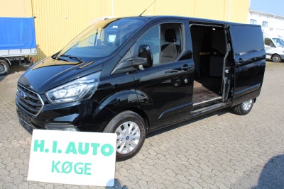 Ford Transit Custom 300L 2,0 TDCi 170 Trend d Diesel modelår 2019 Sort km 215000 ABS airbag + moms, 