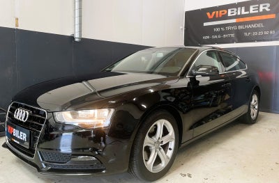 Audi A5 2,0 TDi 150 Sportback Multitr. Diesel aut. Automatgear modelår 2016 km 123000 ABS airbag, Au