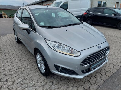 Ford Fiesta 1,0 SCTi 100 Titanium Benzin modelår 2015 km 67000 Sølvmetal nysynet ABS airbag startspæ