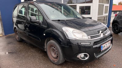 Citroën Berlingo 1,6 VTi 95 Seduction Benzin modelår 2013 km 95000 Sort træk ABS airbag startspærre 