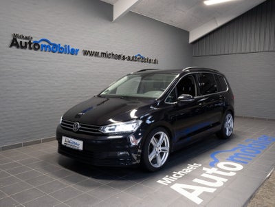 VW Touran 1,5 TSi 150 Comfortline DSG 7prs Benzin aut. Automatgear modelår 2020 km 80000 Sortmetal A