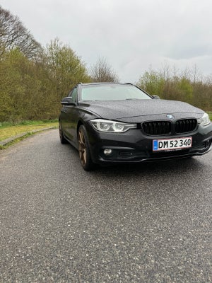 BMW 320d 2,0 Touring aut. Diesel aut. Automatgear modelår 2016 km 243000 Sort klimaanlæg ABS airbag 