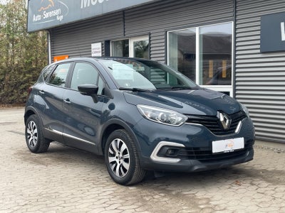 Renault Captur 0,9 TCe 90 Zen Benzin modelår 2018 km 63700 Blåmetal ABS airbag centrallås startspærr