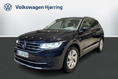 VW Tiguan 1,4 eHybrid Elegance DSG Benzin aut. Automatgear modelår 2022 km 9000 Sortmetal ABS airbag