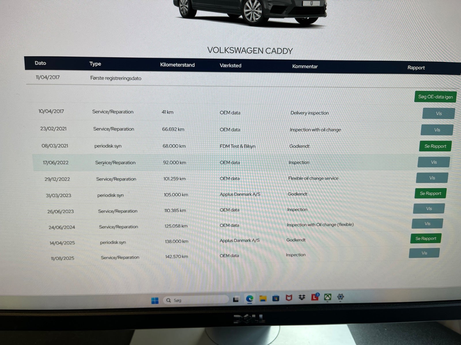 Billede af VW Caddy Maxi 2,0 TDi 102 BMT Van