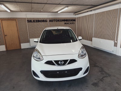 Nissan Micra 1,2 Visia Benzin modelår 2013 km 274000 Hvid ABS airbag centrallås startspærre servosty