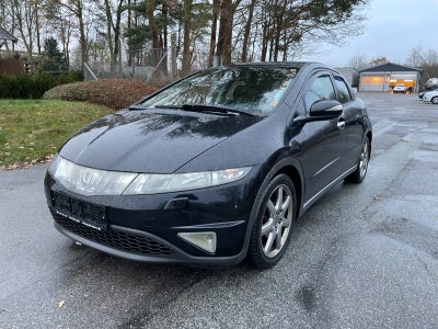 Honda Civic 1,8 Sport Benzin modelår 2006 km 242000 Sort klimaanlæg ABS airbag servostyring, 16" alu