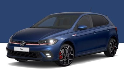 VW Polo 2,0 GTi DSG Benzin aut. Automatgear modelår 2023 km 0 Blåmetal ABS airbag, Super flot fabrik