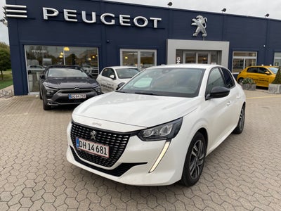 Peugeot 208 1,2 PureTech 100 Selection Sport Benzin modelår 2022 km 28000 Hvid klimaanlæg ABS airbag