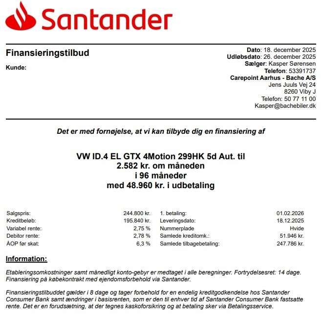 Billede af VW ID.4 77 GTX 4Motion