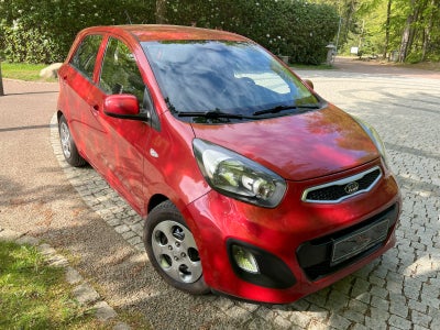 Kia Picanto 1,0 Active Eco Benzin modelår 2013 km 200000 Rødmetal nysynet ABS airbag alarm centrallå