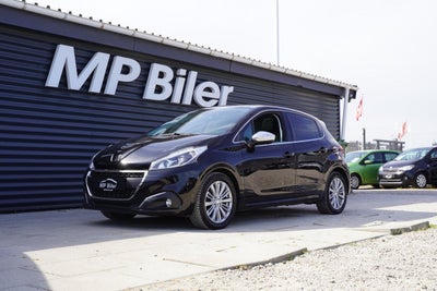 Peugeot 208 1,5 BlueHDi 100 Prestige Sky Diesel modelår 2019 km 77500 Sort nysynet klimaanlæg ABS ai