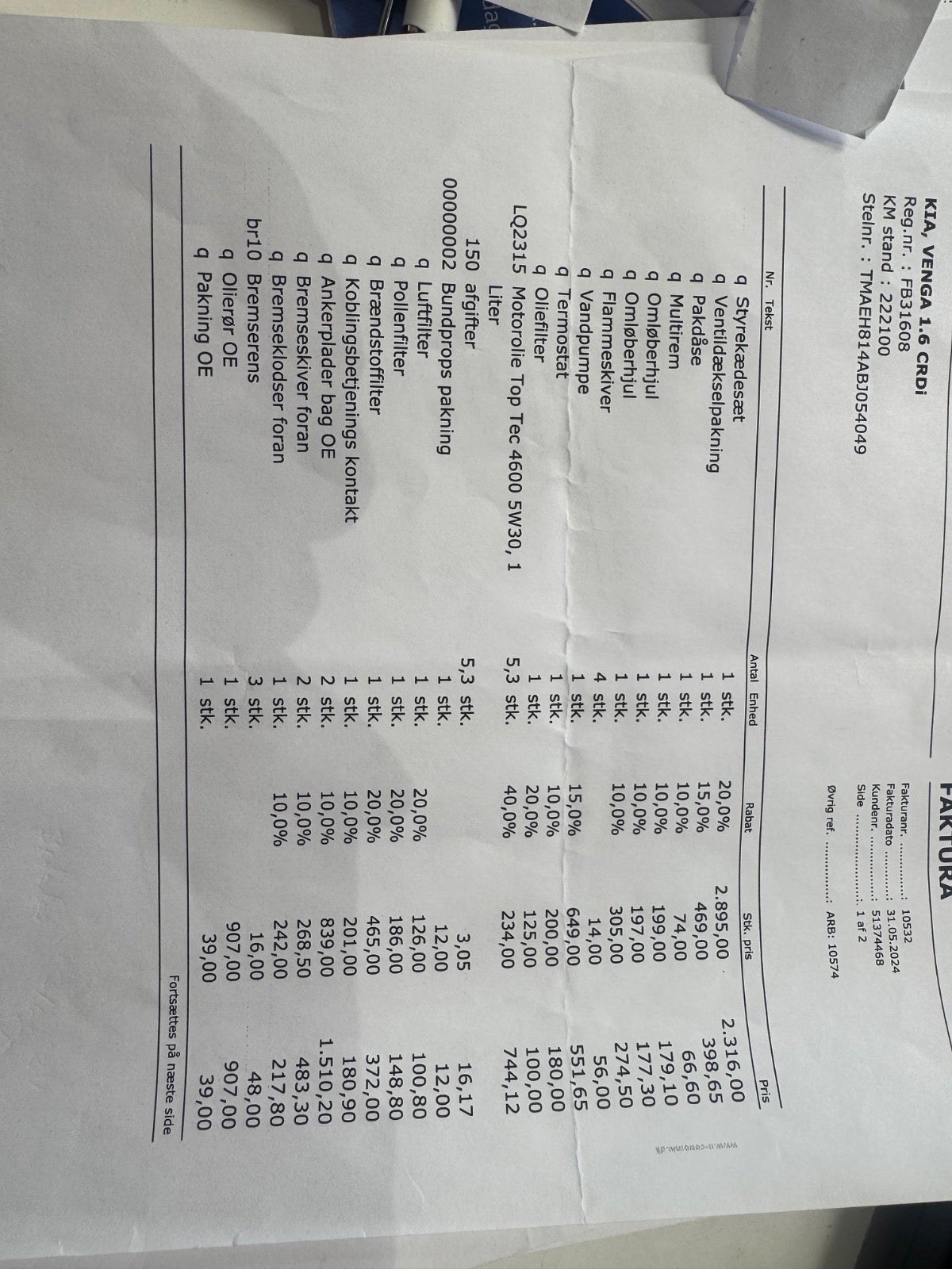Billede af Kia Venga 1,6 CRDi 115 Active